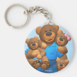 Dinky Bears: Happy Family Key Chain