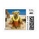 Dinky Bears: Hula Dancer Stamps