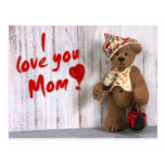 Dinky Bears: I love you Mom Postcards