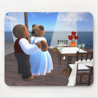 Dinky Bears in Love mousepad