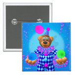 Dinky Bears juggling clown Buttons