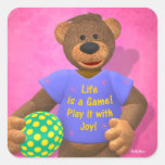 Dinky Bears: Life is a Game Sticker