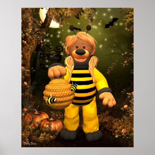 Dinky Bears Little Bee Poster