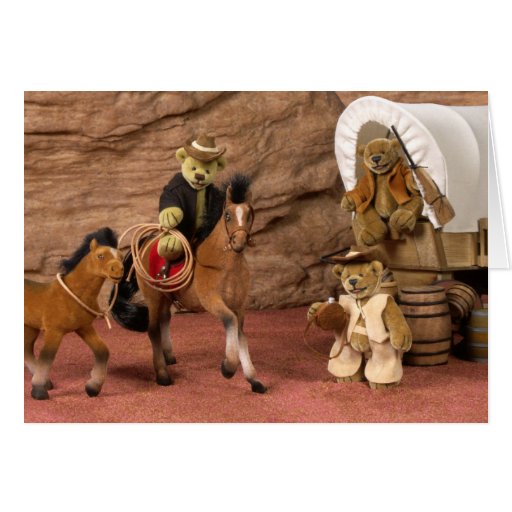 Dinky Bears Little Cowboys Cards