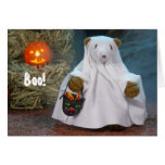 Dinky Bears Little Ghost Greeting Card