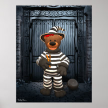 Dinky Bears Little Prisoner Print