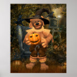 Dinky Bears Little Scare Crow Print