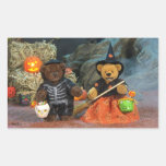 Dinky Bears Little Skeleton and Witch Sticker