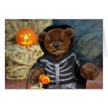 Dinky Bears Little Skeleton Greeting Card