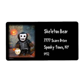 Dinky Bears Little Skeleton label