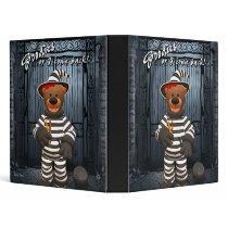Dinky Bears Little Trick or Treat Prisoner 3 Ring Binder
