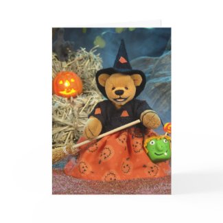 Dinky Bears Little Witch card