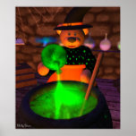 Dinky Bears Little Witch Poster