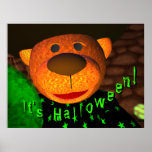 Dinky Bears Little Witch Print