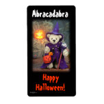 Dinky Bears Little Wizard Custom Shipping Label