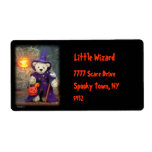 Dinky Bears Little Wizard Custom Shipping Labels