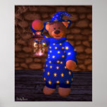 Dinky Bears Little Wizard Poster
