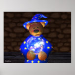 Dinky Bears Little Wizard Print