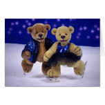 Dinky Bears on Ice Greeting Card