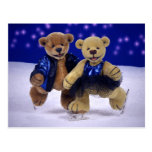 Dinky Bears on Ice Post Card