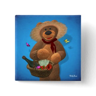 Dinky Bears: Picnic Time button