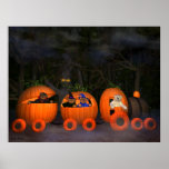 Dinky Bears Pumpkintrain Posters