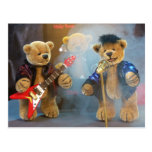 Dinky Bears Rockband Post Card