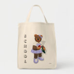Dinky Bears Schoolgirl Canvas Bag