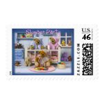 Dinky Bears: Slumber Party Postage Stamp