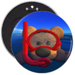 Dinky Bears: Snorkeler Buttons
