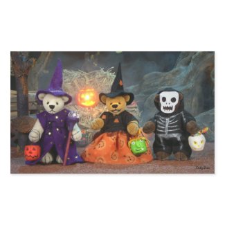 Dinky Bears Trick or Treat sticker