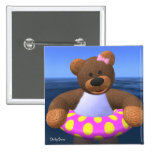 Dinky Bears Water Fun Pinback Buttons