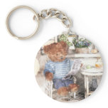 Dinky Bears Watercolor - Reading Bear Keychains