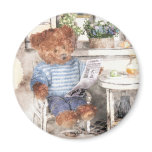 Dinky Bears Watercolor - Reading Bear magnets