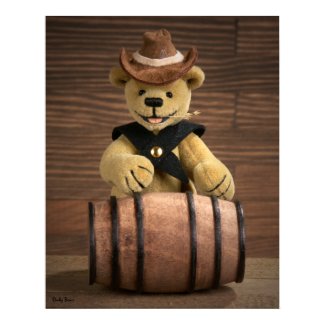 Dinky Bears: Wild West Life print