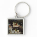 Dinner at Les Ambassadeurs, c.1882 Key Chains