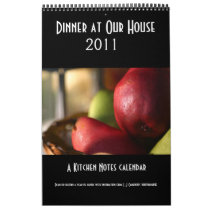 Dinner at Our House calendar
