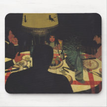 Dinner by Lamplight, 1899 Mouse Pad
