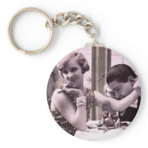 Dinner Date Key Chain