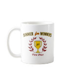 Dinner for Winners Coffee Mugs