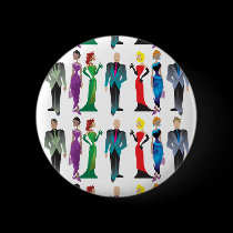 Dinner Guests Buttons buttons
