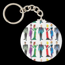 Dinner Guests Keychain keychains