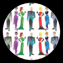 Dinner Guests Stickers stickers