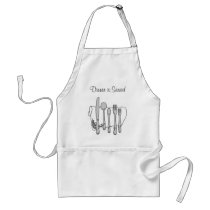 Dinner is Served Dinnerware Set Apron aprons