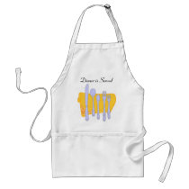 Dinner is Served Tableware Set Apron aprons