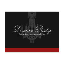 Dinner Party Invitation postcards