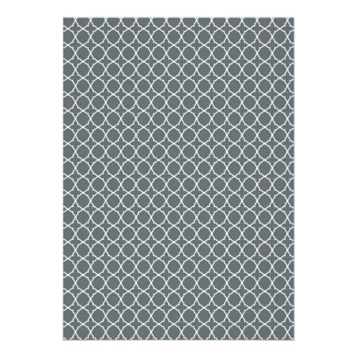Dinner Party Invitations in Grey
