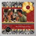 Dinner Party Scrapbook Page Posters
