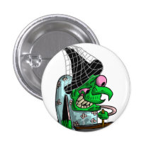 Dinnerlady Witch Button