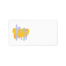Dinnerware Cooking Design Template labels